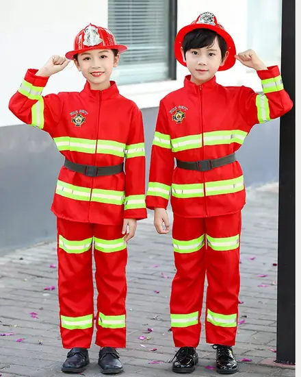 Firefighter Suit with Helmet