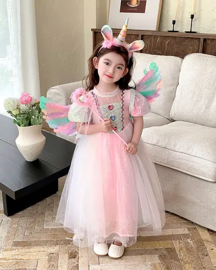 Unicorn Rainbow Tutu Dress