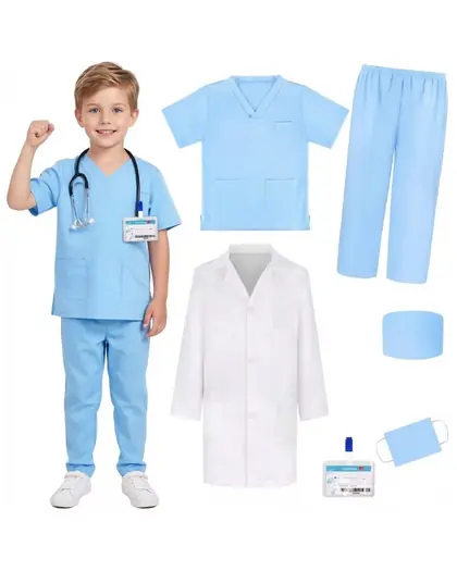 Blue 3-Pocket Set
