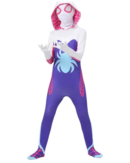 Kids White-Purple